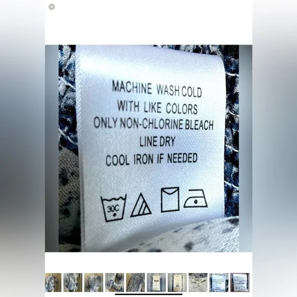 ❌SOLD❌ Tyler Boe Smocked Peplum Blouse - Picture 12 of 15